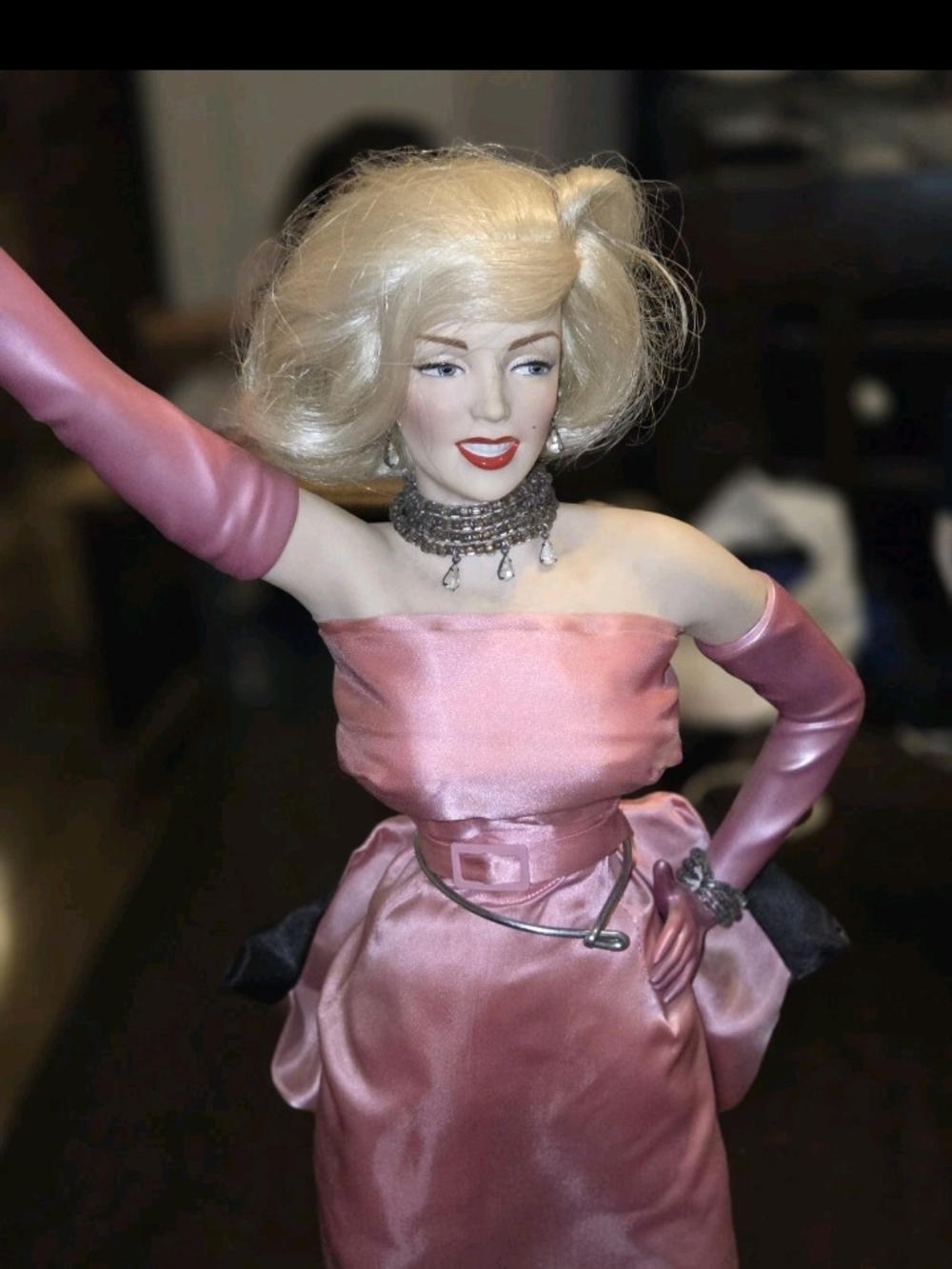 Franklin Mint Marilyn Monroe Gentleman Prefer Blondes doll